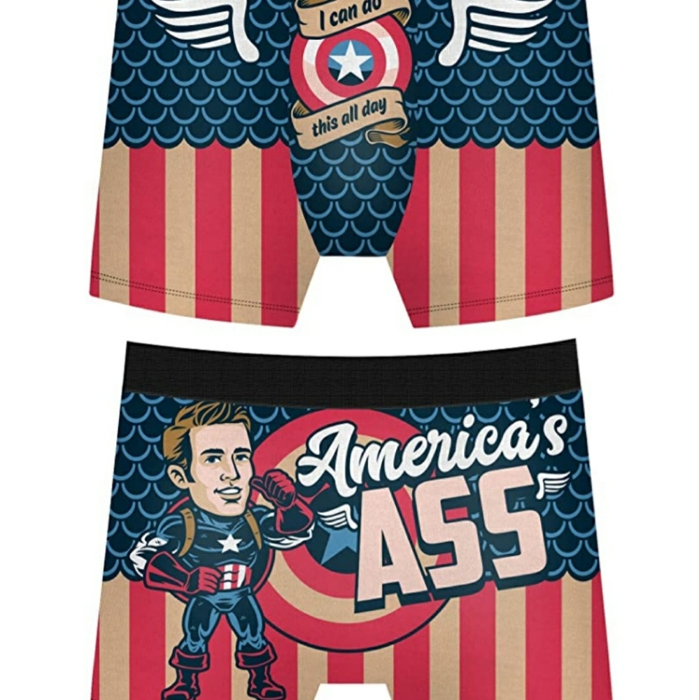 Captain America Men's Boxers Brief XL